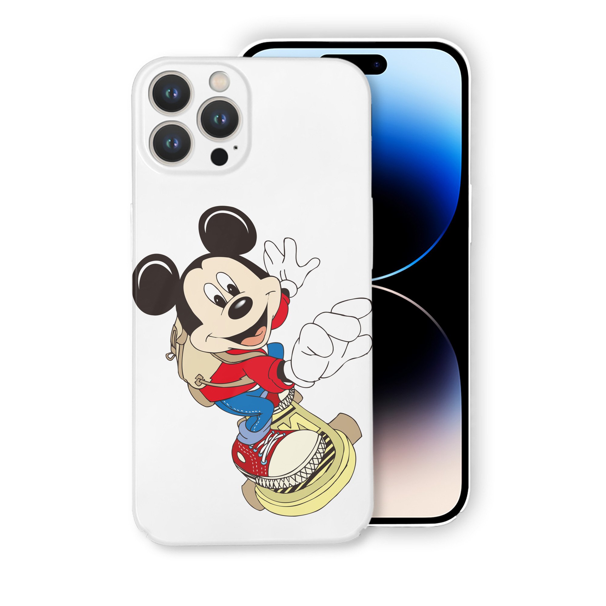 （画像用） ミッキーマウス Mickey Mouse 【iPhone 14シリーズ対応】ハードケース